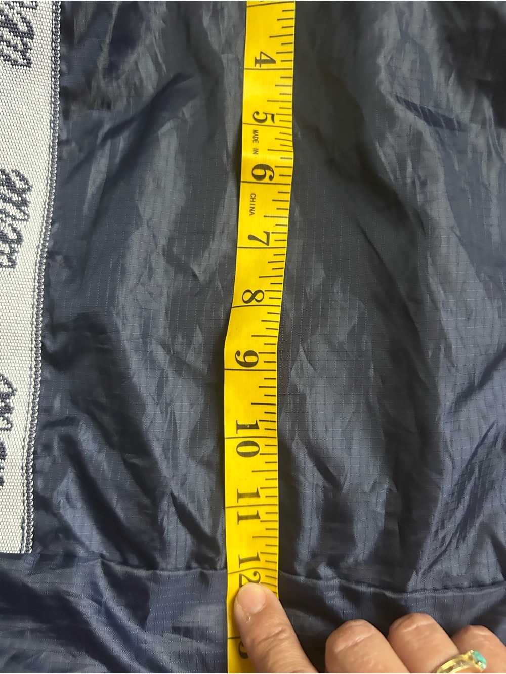 NWT Aerie Navy Blue Nylon Duffel Bag O/S - Picture 8 of 9